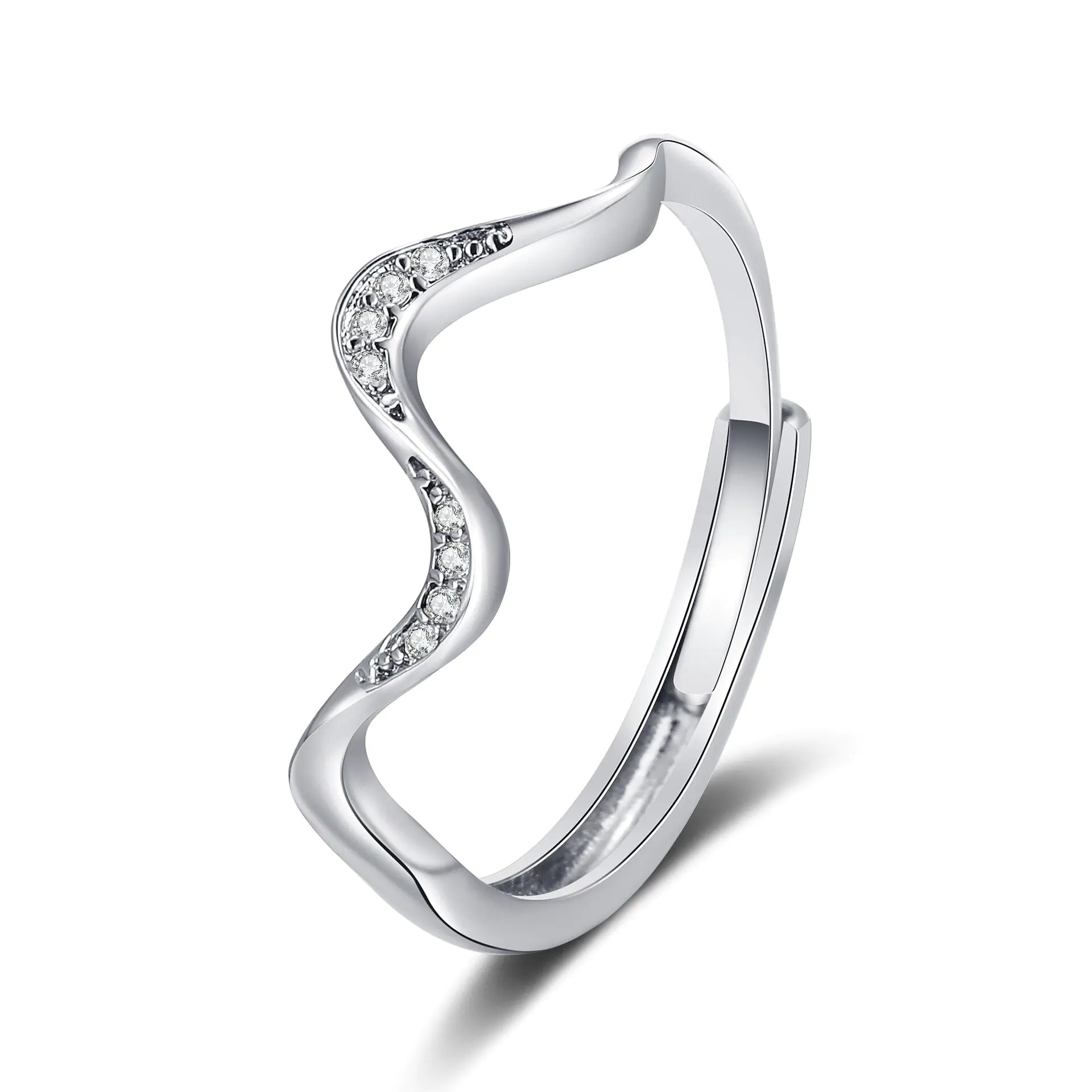 Minimalist Wave Ring