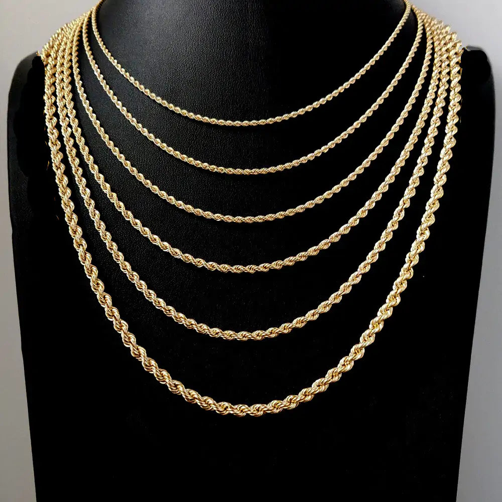 Twisted Rope Chain Necklace