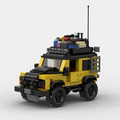 MOC Rover Defender Racing Sports Car Building Blocks