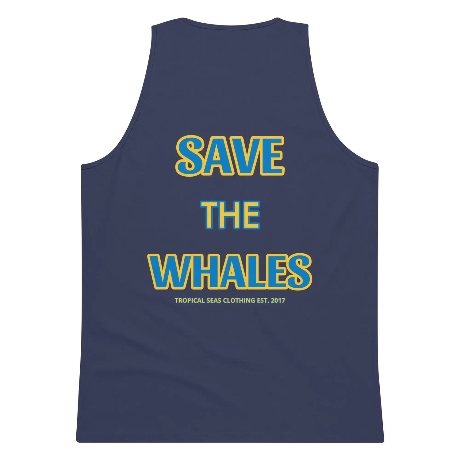 Men’s Premium Save the Whales Tank Top