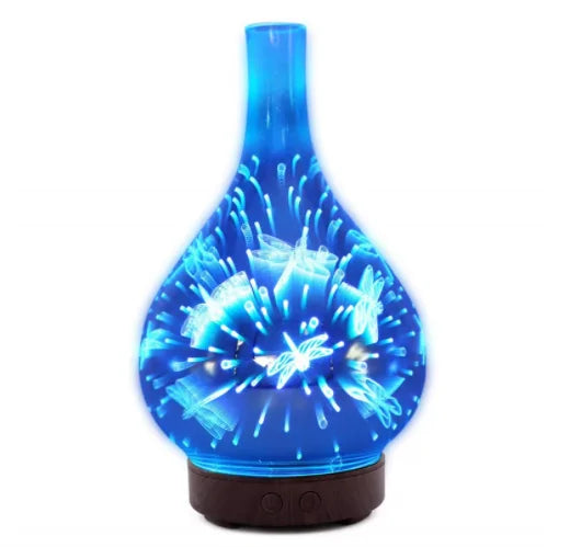 Firework Glass Humidifier Lamp