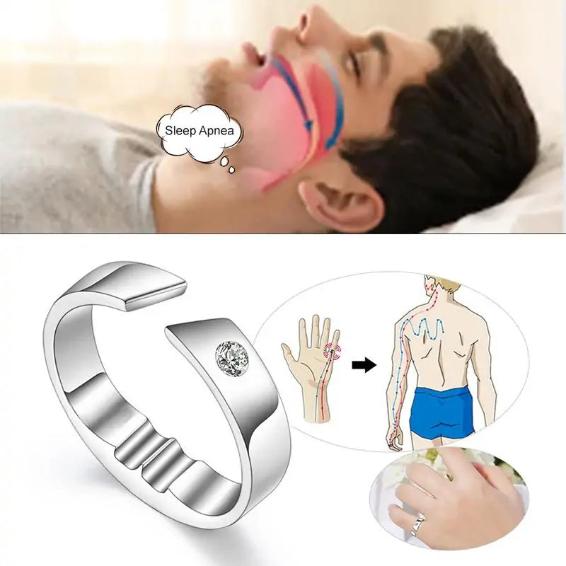 Anti Snoring Titanium Steel Ring