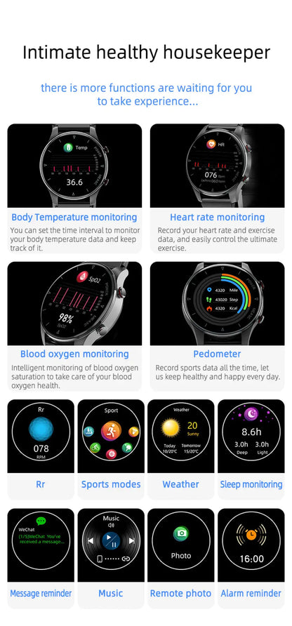 Blood Pressure Watch With Inflatable Airbag