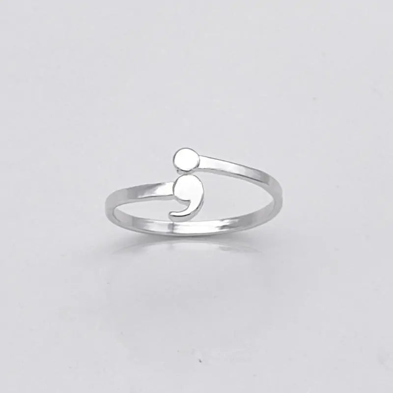 Semicolon Ring