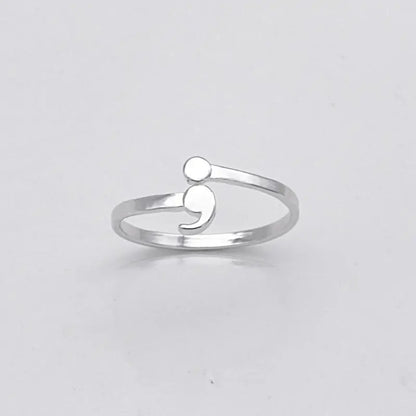 Semicolon Ring