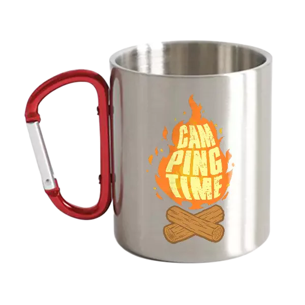 Camp Fire Carabiner Mug 12oz