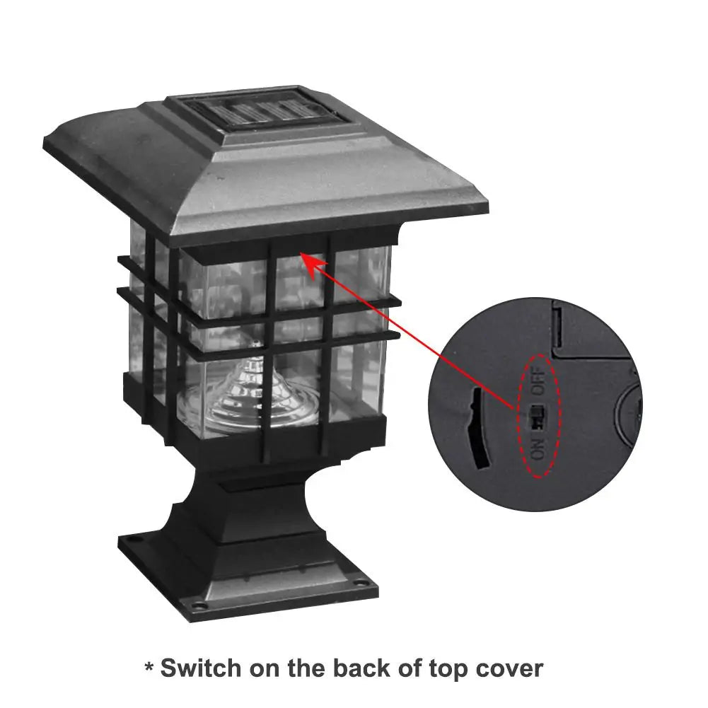 Waterproof Garden Solar LED Outdoor Lamp