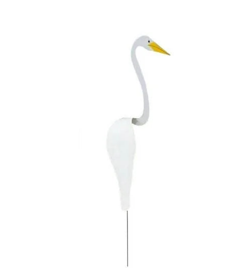 Swirl Bird Garden Ornament with Spinning Light