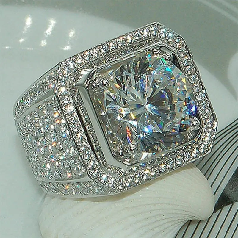 Crystal  Engagement Ring