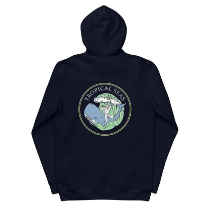 Neptune’s Whale Ride Unisex essential eco hoodie