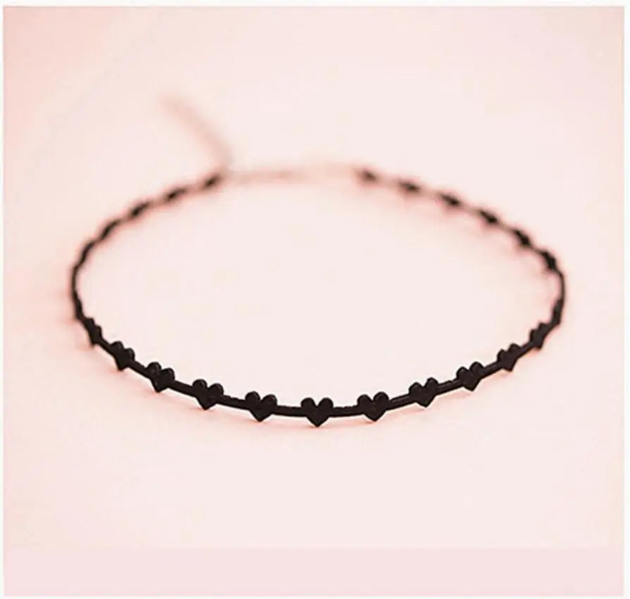 Gothic Heart Choker Necklace