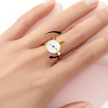 Rotatable Fidget Anxiety Ring