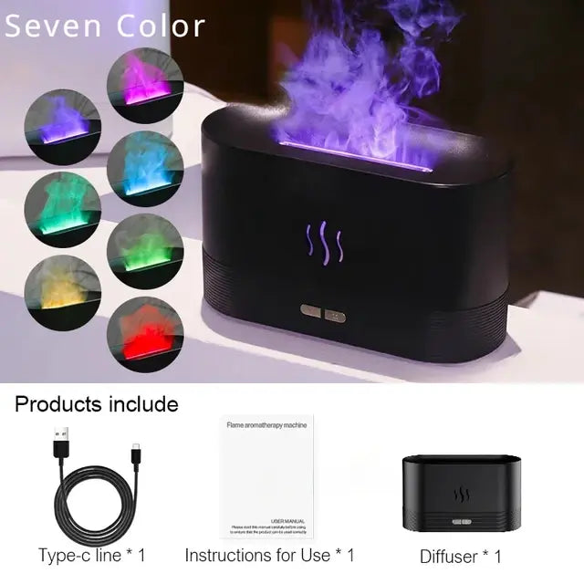 Flame Fire LED Air Humidifier