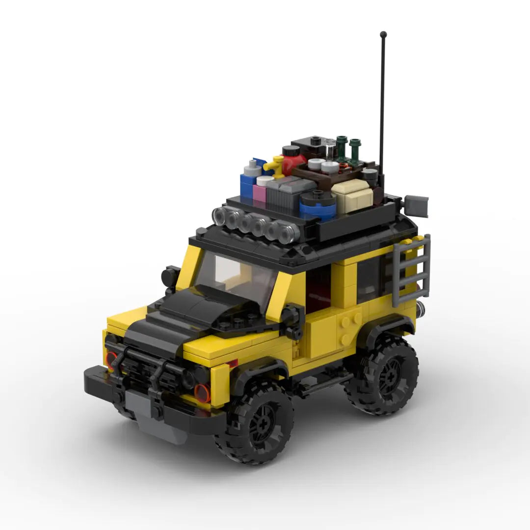 MOC Rover Defender Racing Sports Car Building Blocks