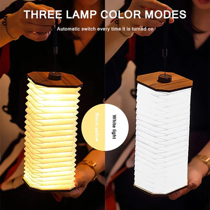 Table Lamp Folding Accordion