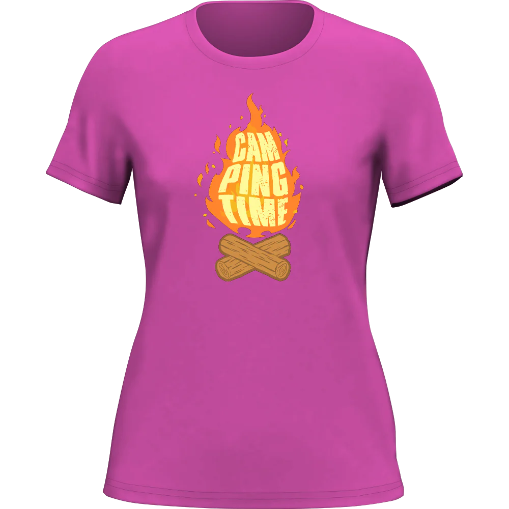 Camp Fire T-Shirt for Women