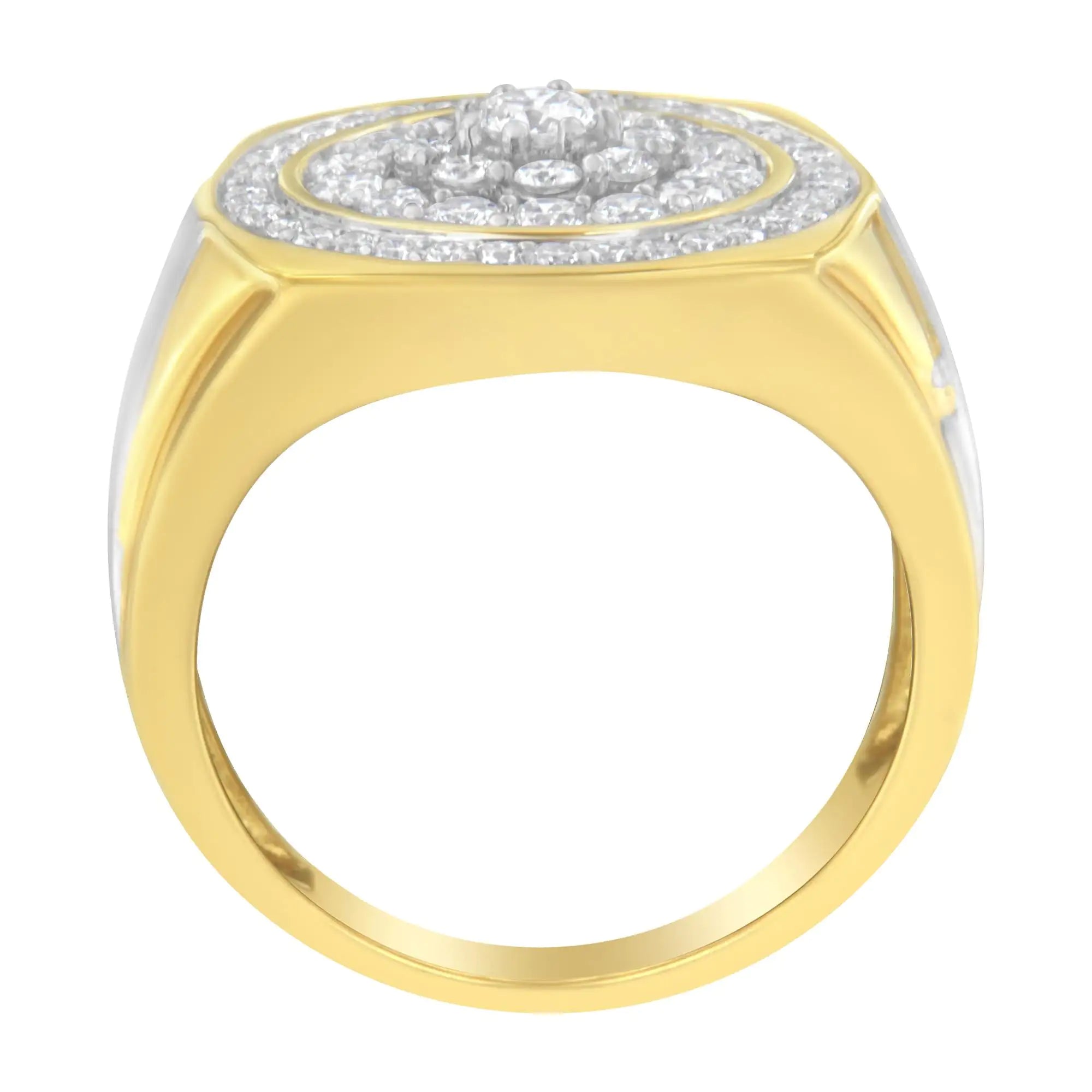 14K Yellow Gold Round-Cut Diamond Ring (1 1/2 cttw, H-I Color, SI2-I1 Clarity)