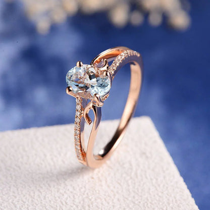 Alluring Aquamarine Ring