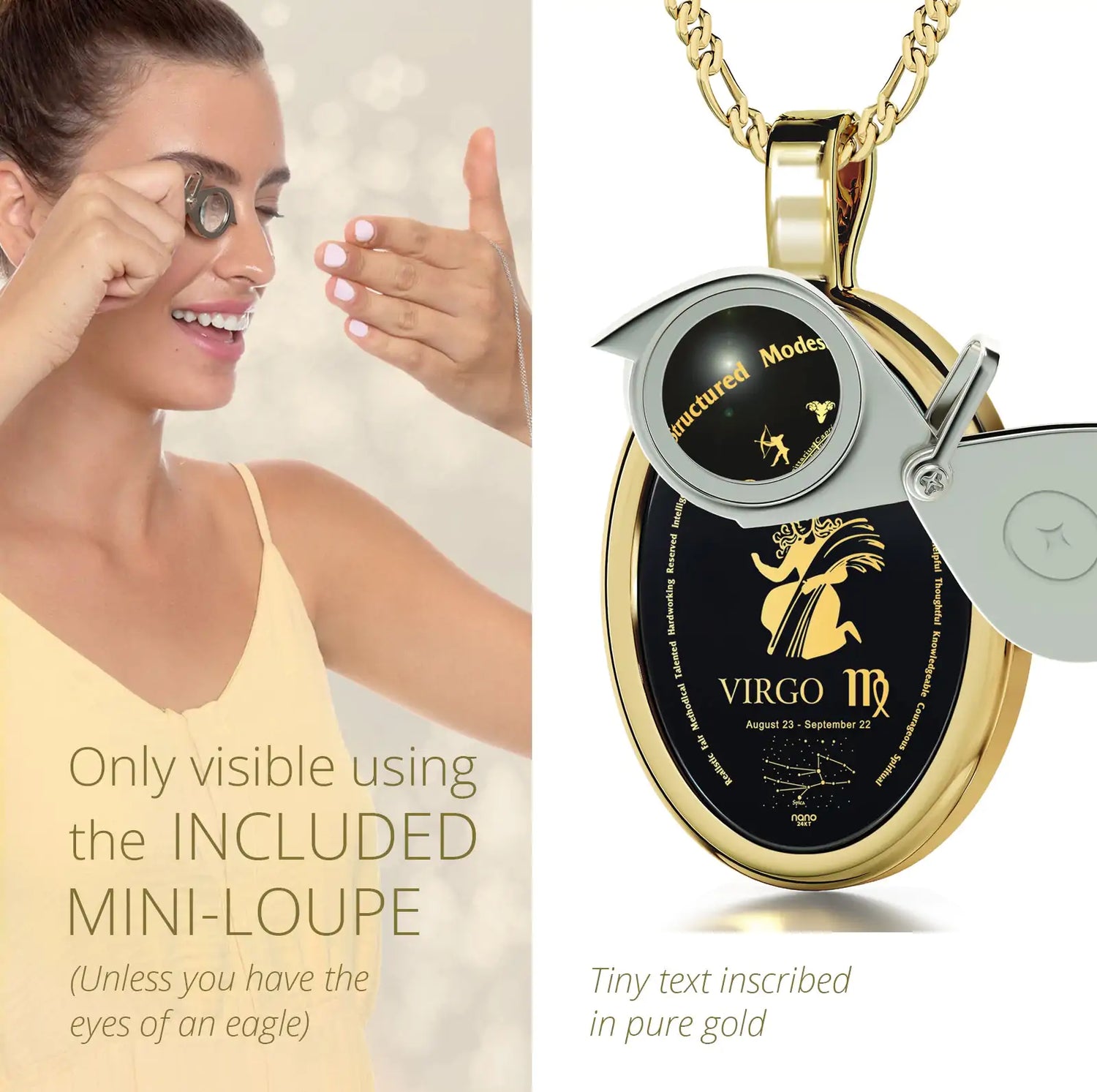 Virgo Zodiac Necklace