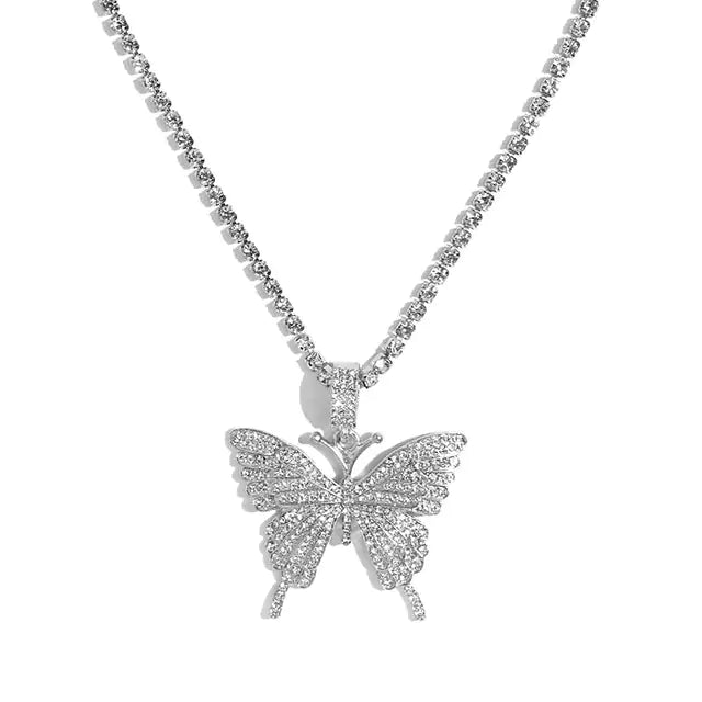 Butterfly Pendant Necklace