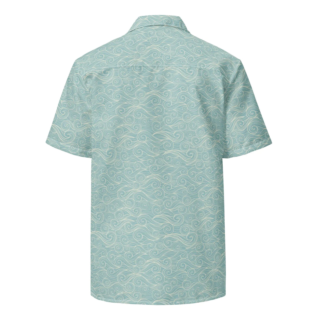 Salty Swirls Button Down Hawaiian Shirt - Coastal Summer 2024 Collection