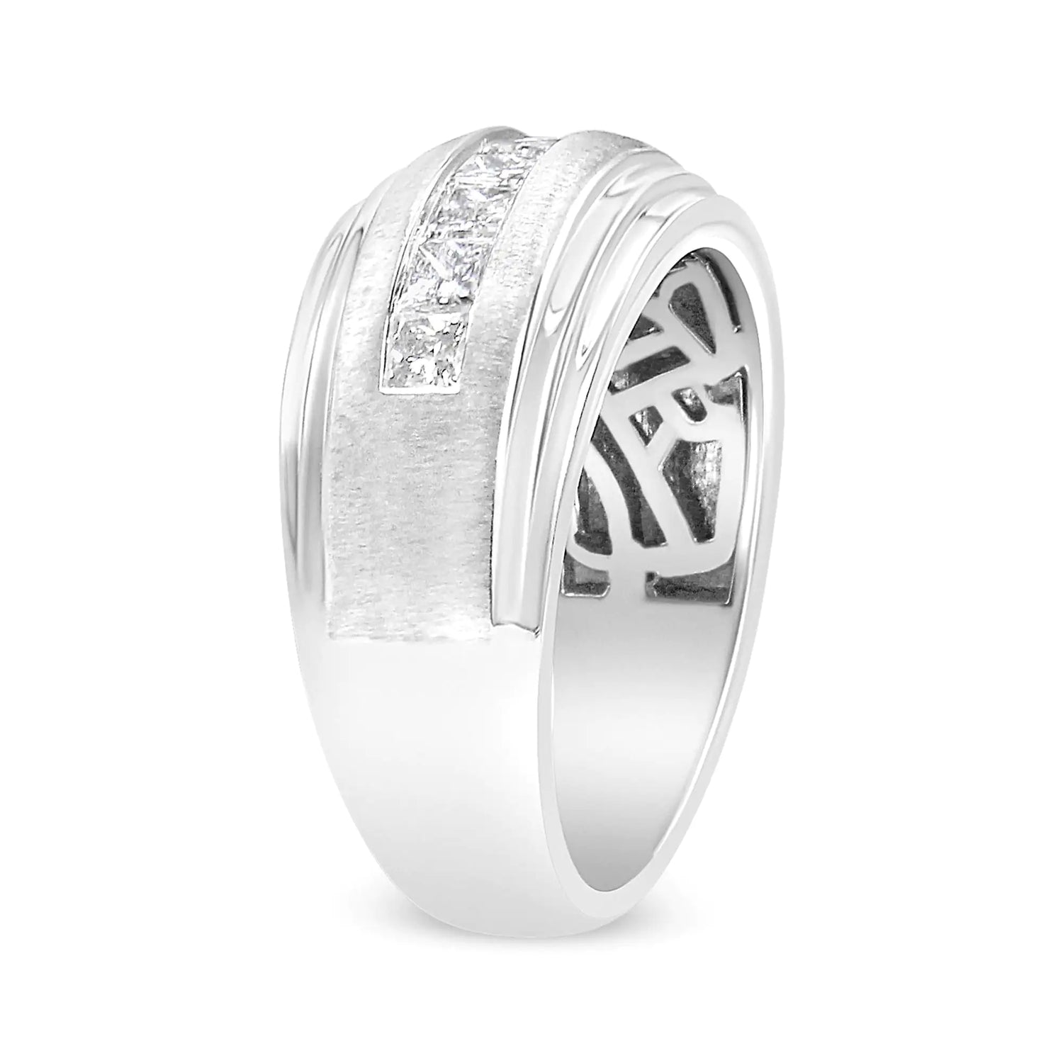 10k White Gold Men&