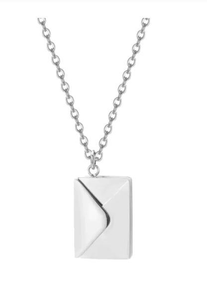 Envelope Pendent Necklace