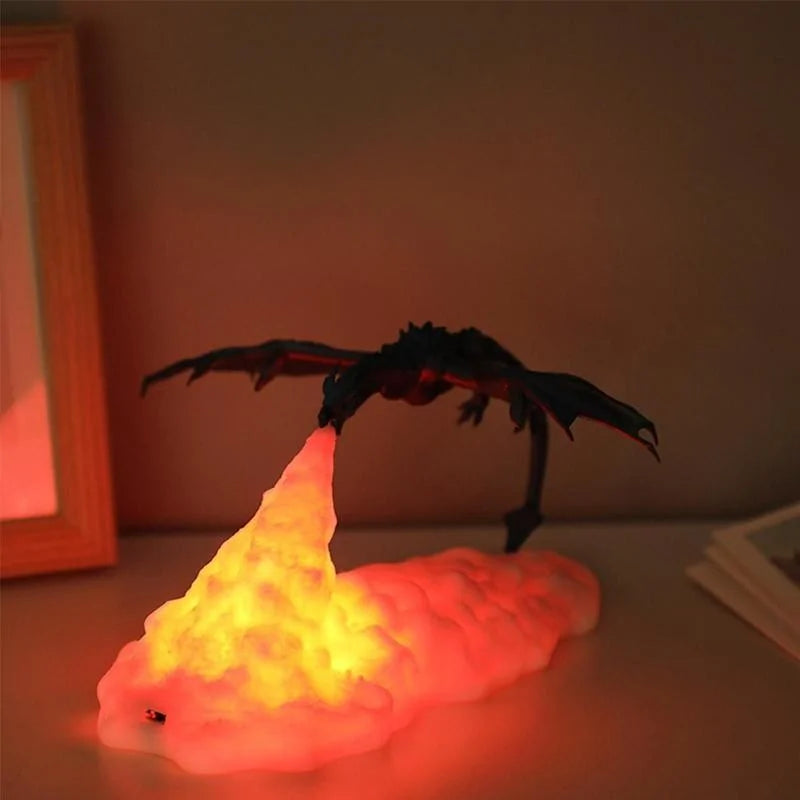 3D Fire Breathing Dragon Lamp