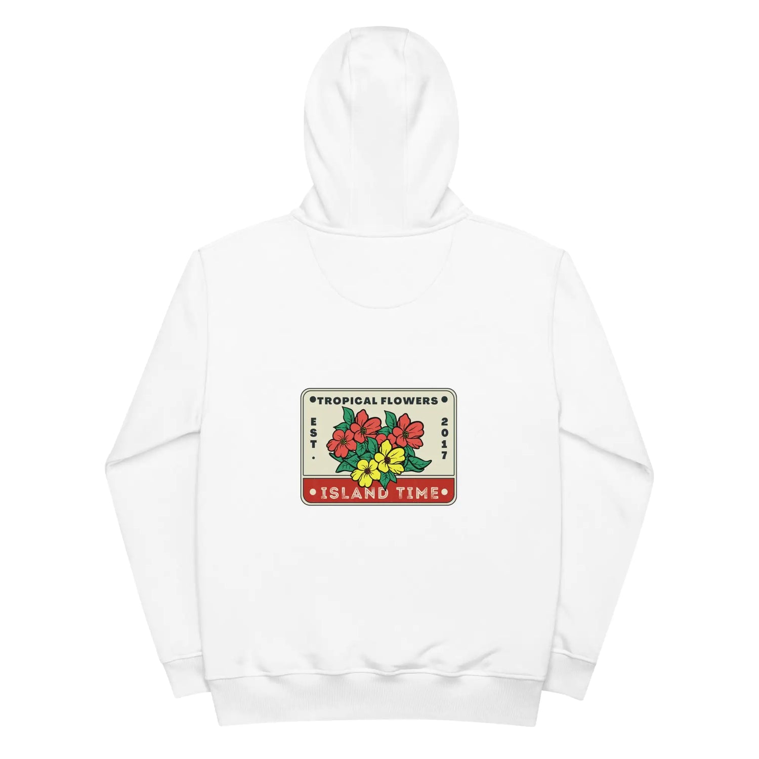 Tropical flowers hoodie