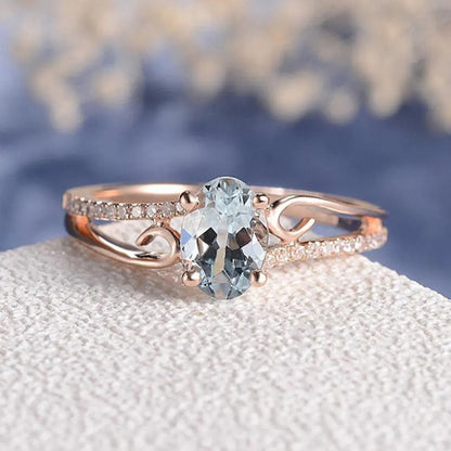 Alluring Aquamarine Ring