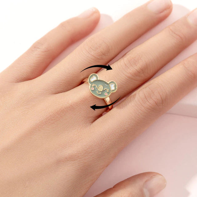 Rotatable Fidget Anxiety Ring