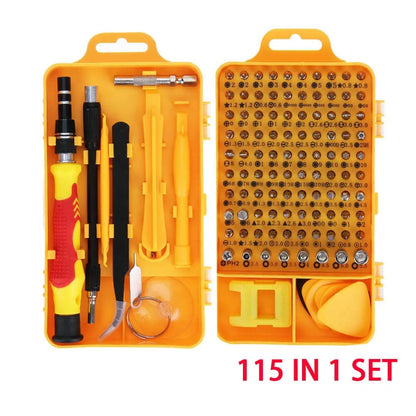 115-in-1 Precision Screwdriver Set for Mobile Phone and Watch Repair