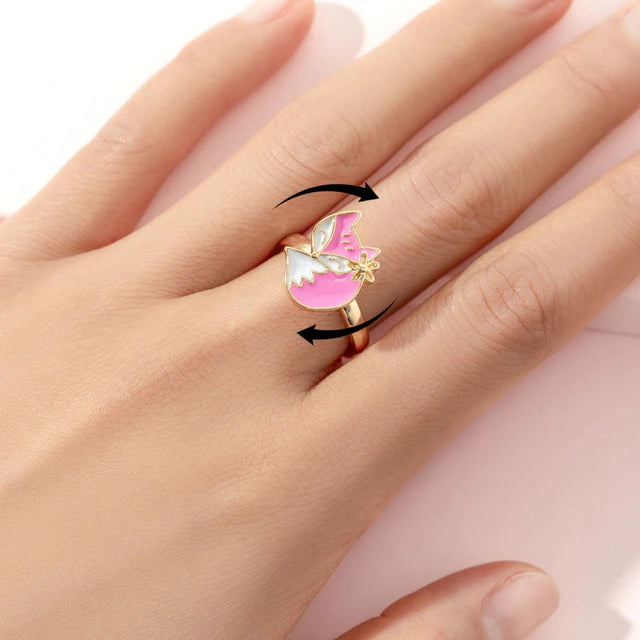 Rotatable Fidget Anxiety Ring