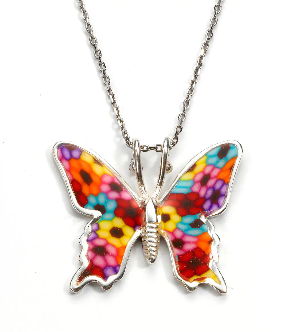 Silver Butterfly Necklace