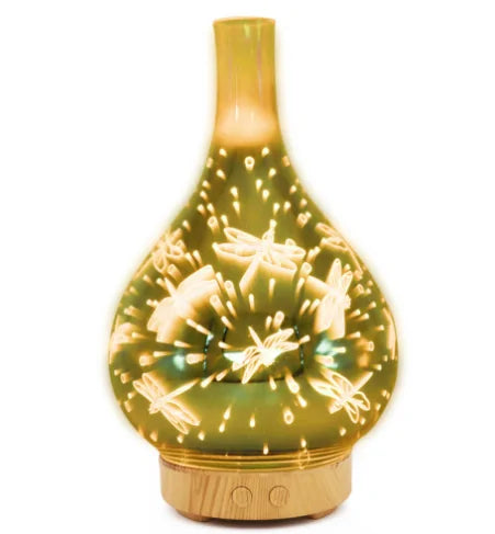 Firework Glass Humidifier Lamp