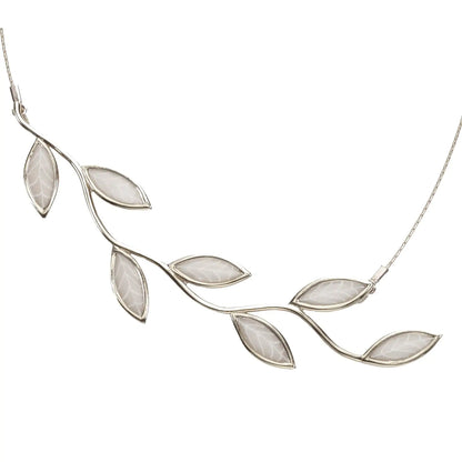 Large Olive Leaf Necklace