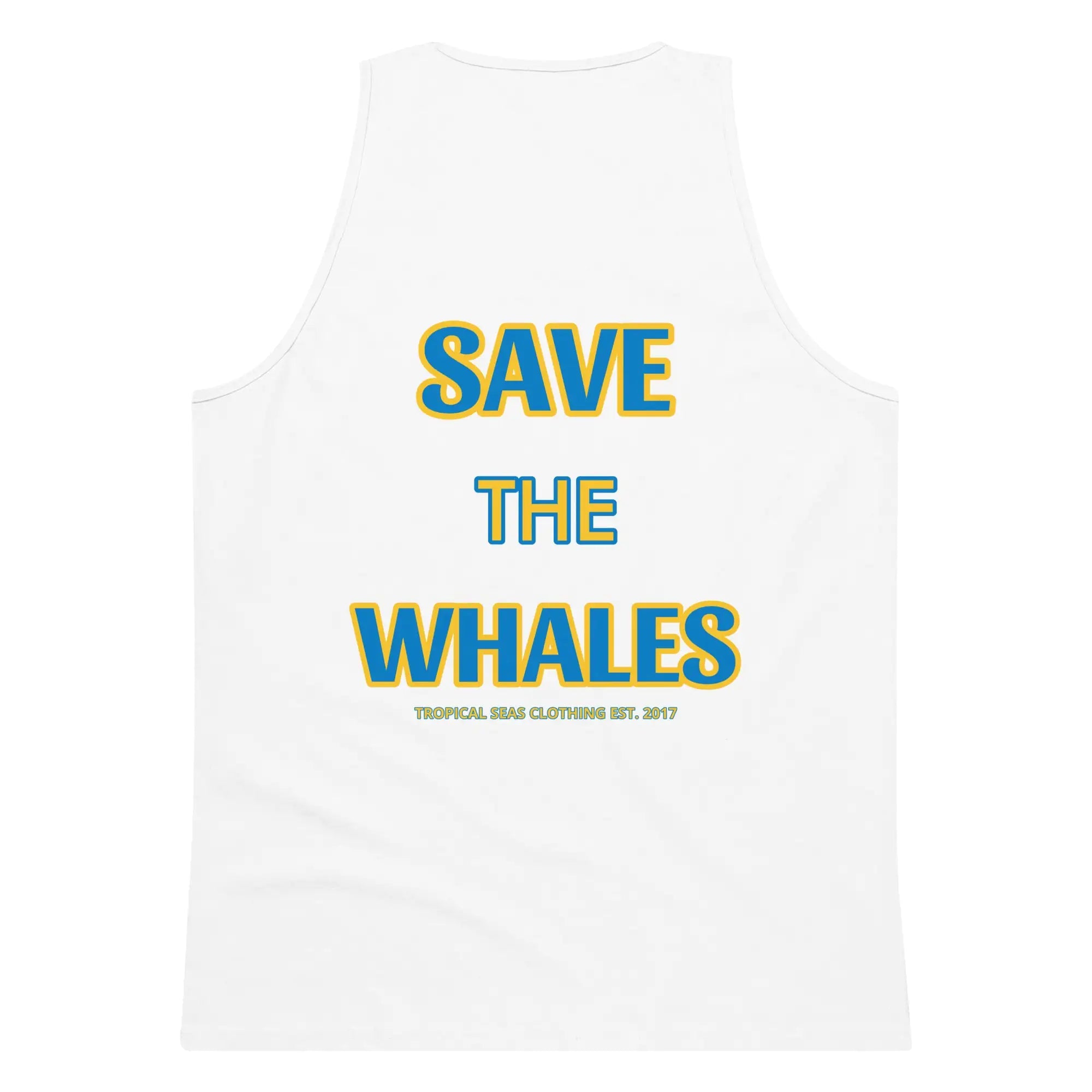 Men’s Premium Save the Whales Tank Top