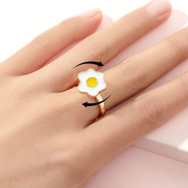 Rotatable Fidget Anxiety Ring